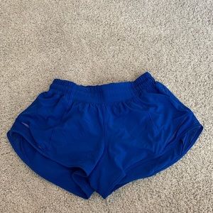 Size 4 lululemon royal blue shorts